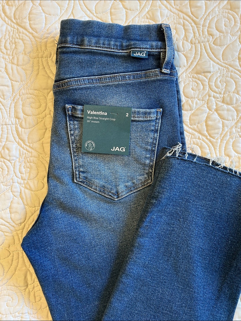JAG Valentina Pull on Denim Crop